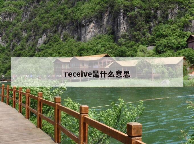 receive是什么意思